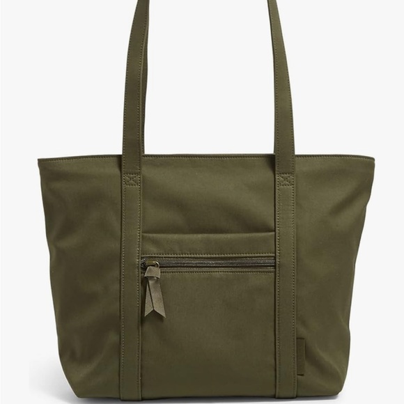 Vera Bradley Women’s Cotton Small Tote - Climbing Ivy Green - Picture 6 of 10